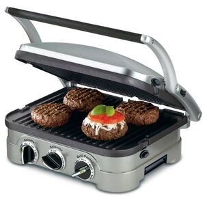 Cuisinart Griddler 5 Function Dual Temperature Control Reversible Nonstick Plate